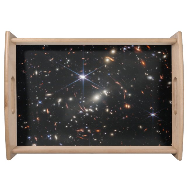 Webb's First Deep Field View of the Universe  Serving Tray (Front)