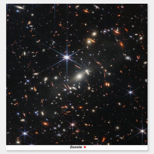 Webbs First Deep Field View of the Universe  Sticker