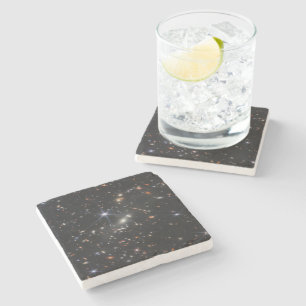 Webb's First Deep Field View of the Universe Stone Coaster