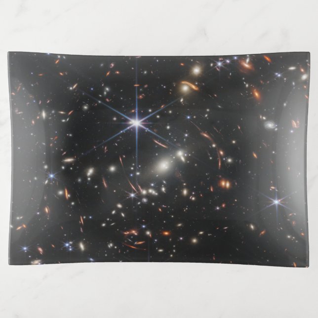 Webb's First Deep Field View of the Universe  Trinket Tray (Front)