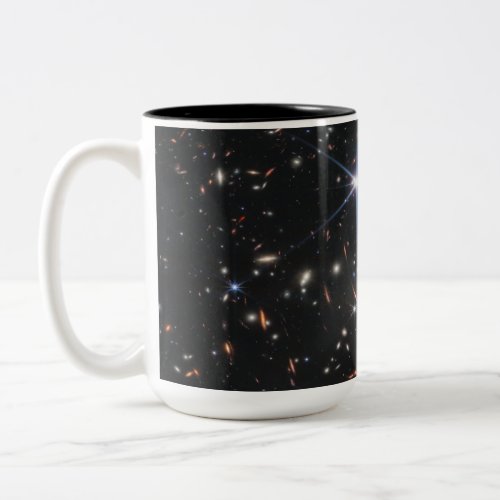 Webbs First Deep Field View of the Universe  Two_Tone Coffee Mug