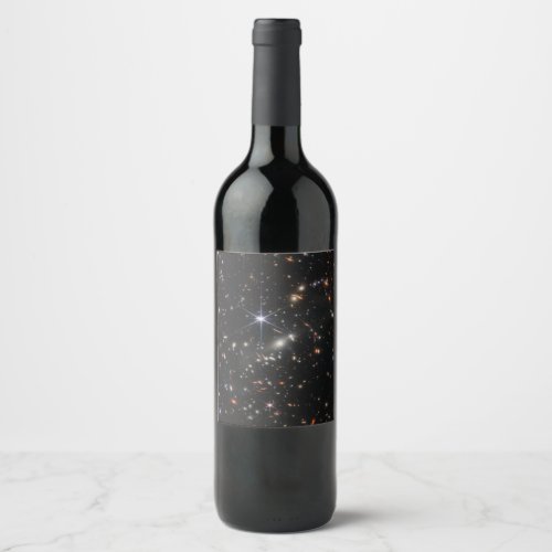 Webbs First Deep Field View of the Universe  Wine Label