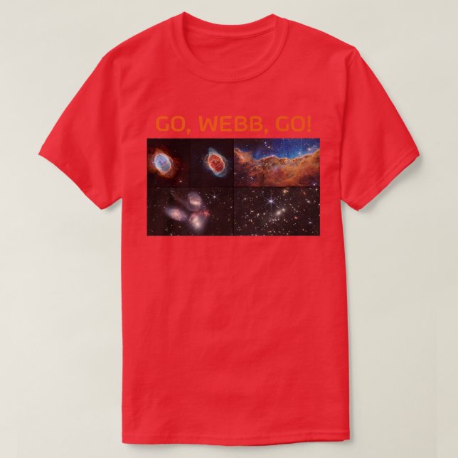 Webb's First Images NASA James Webb Space Telescop T-Shirt (Design Front)