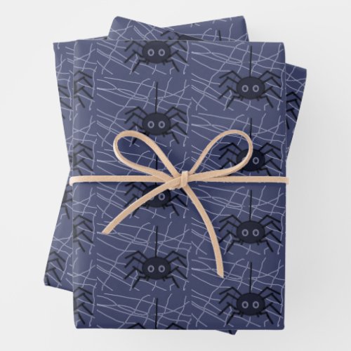 Webby For Halloween Wrapping Paper Sheets