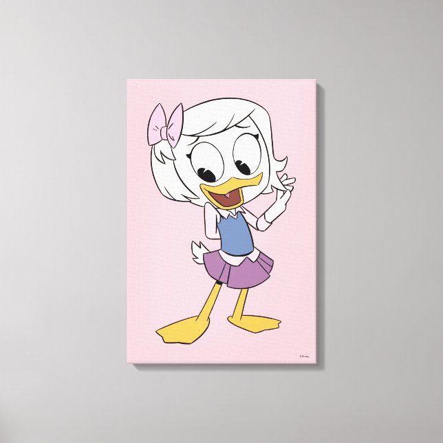 Webby Vanderquack Canvas Print (Front)