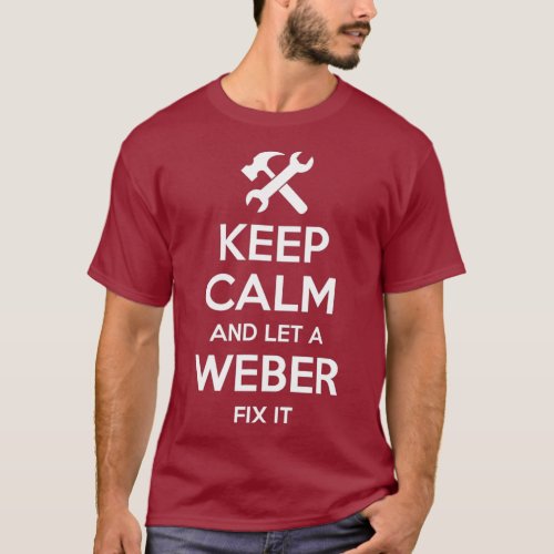 WEBER Funny Surname Birthday Family Tree Reunion T_Shirt