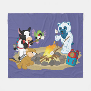 Webkinz   Campfire Marshmallows Fleece Blanket