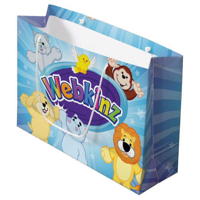 Webkinz: Come In and Play Large Gift Bag (Front Angled)