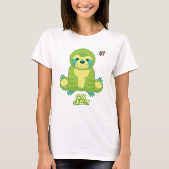 Webkinz Go Green Pattern T-Shirt (Front)