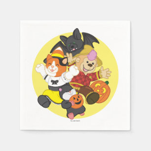 Webkinz Halloween Pets Moon Napkins