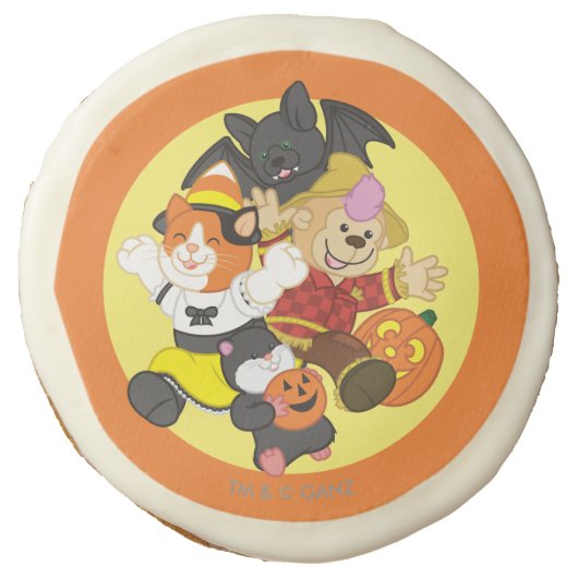 Webkinz Halloween Pets Moon Sugar Cookie (Front)