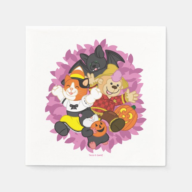 Webkinz Halloween Pets Surprise Napkins (Front)