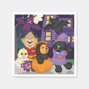Webkinz Halloween Trick or Treat Napkins