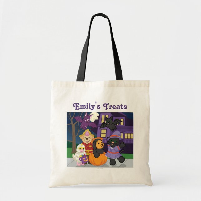 Webkinz Halloween Trick or Treat Tote Bag (Front)