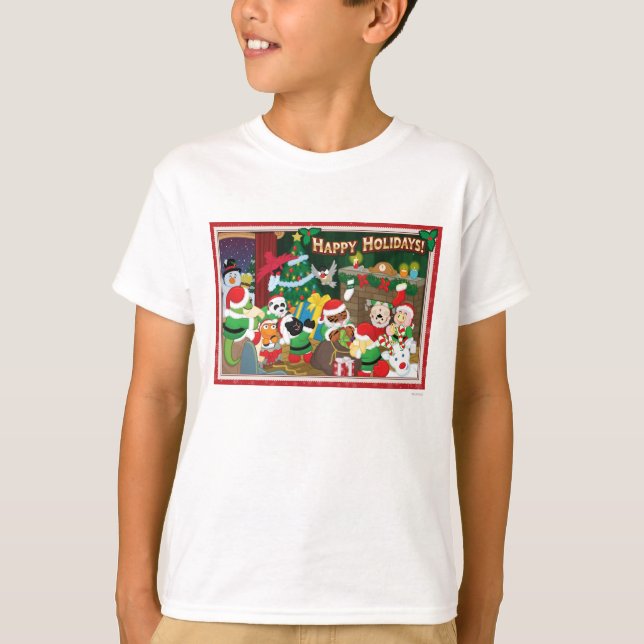 Webkinz Happy Holidays! T-Shirt (Front)