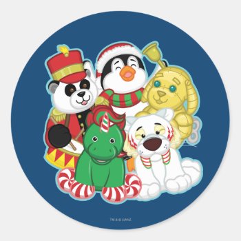 Webkinz Holiday Pets Classic Round Sticker by webkinz at Zazzle