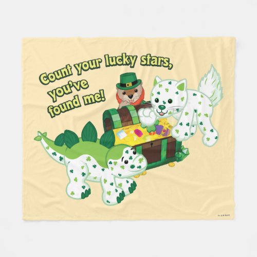 Webkinz Leprechaun
Clover Cat
Lucky Dino Fleece Blanket