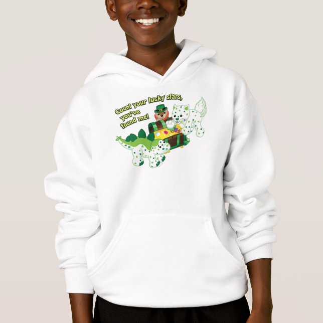 Webkinz Leprechaun
Clover Cat
Lucky Dino Hoodie (Front)