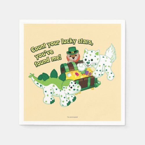 Webkinz Leprechaun
Clover Cat
Lucky Dino Paper Napkins