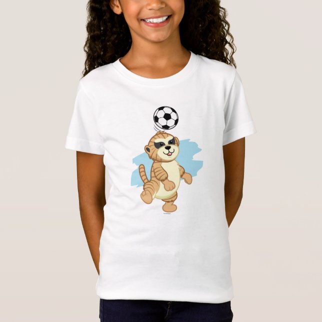 Webkinz | Meerkat Playing Soccer T-Shirt (Front)