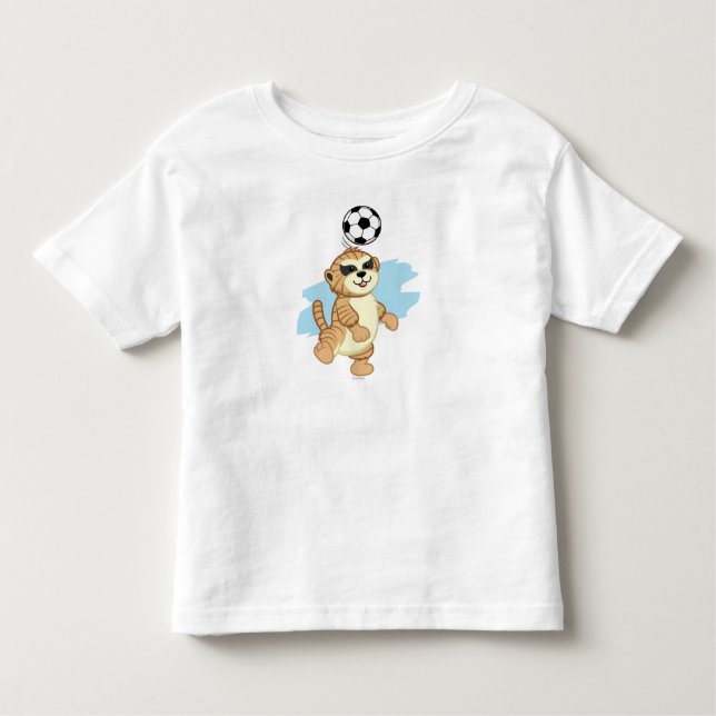 Webkinz | Meerkat Playing Soccer Toddler T-shirt (Front)