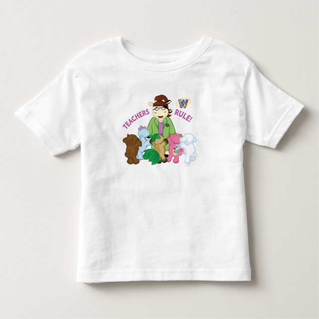 Webkinz: Teachers Rule! Toddler T-shirt (Front)