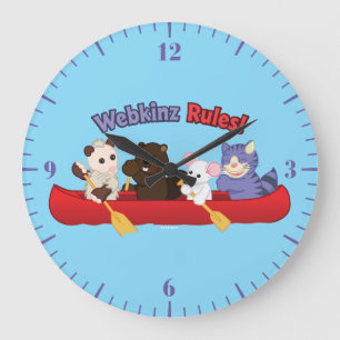 Webkinz   Webkinz Rules Canoe Trip Large Clock