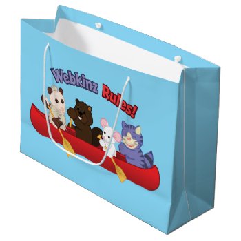 Webkinz | Webkinz Rules Canoe Trip Large Gift Bag by webkinz at Zazzle