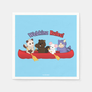 Webkinz Webkinz Rules Canoe Trip Paper Napkins