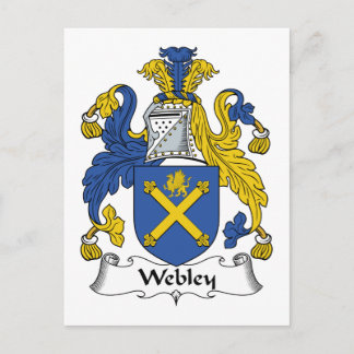Webley Family Crest Postcard