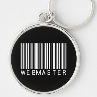Webmaster Bar Code Keychain