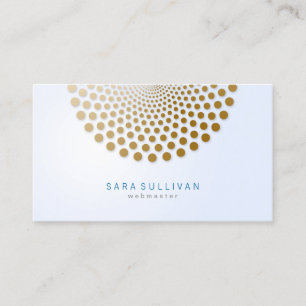 Webmaster Business Card Circle Dots Motif