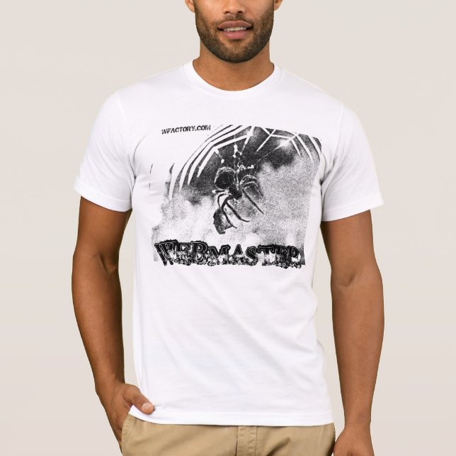 WEBMASTER white T-Shirt (Front)