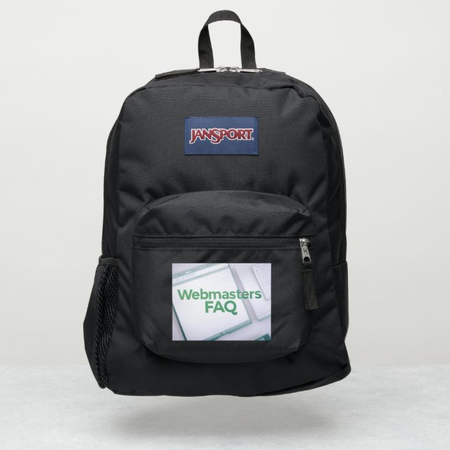 WebMasters FAQ JanSport Backpack (Front)