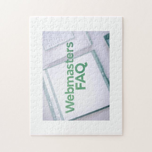 WebMasters FAQ Jigsaw Puzzle (Vertical)
