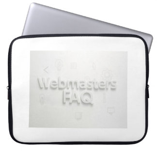 Webmasters FAQ Laptop Sleeve