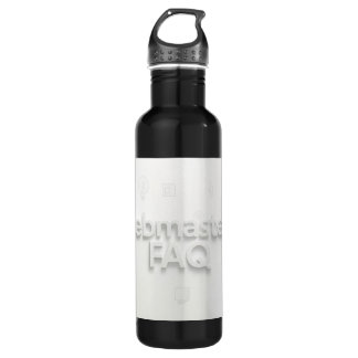 Webmasters FAQ Stainless Steel Water Bottle