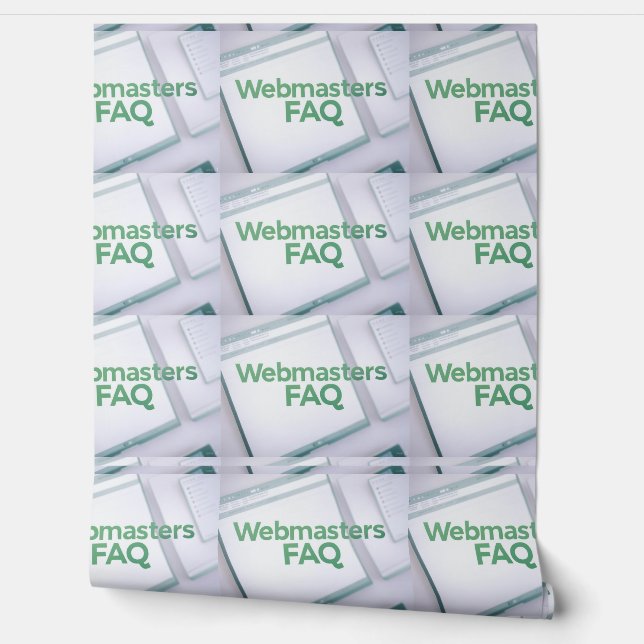 WebMasters FAQ Wallpaper (Unrolling)