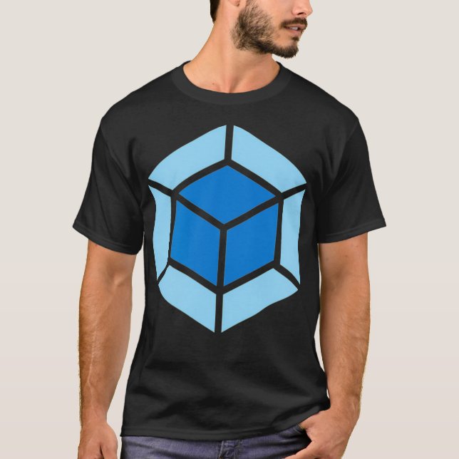 Webpack JavaScript Web Frontend Developer Software T-Shirt (Front)