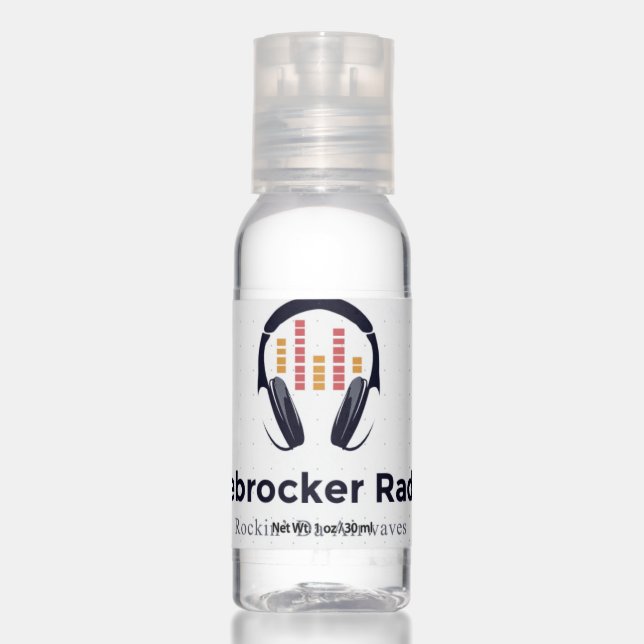 Webrocker Radio Hand Sanitizer (Front)