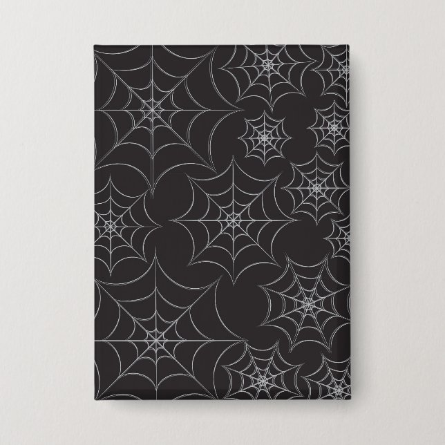 Webs Pattern Button (Front)