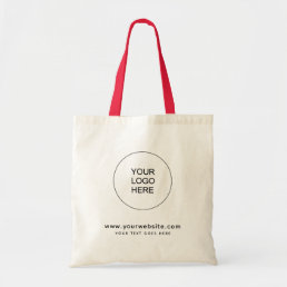 Website Address Upload Your Own Company Logo Here Tote Bag