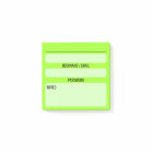 Website Password Notes (Green)