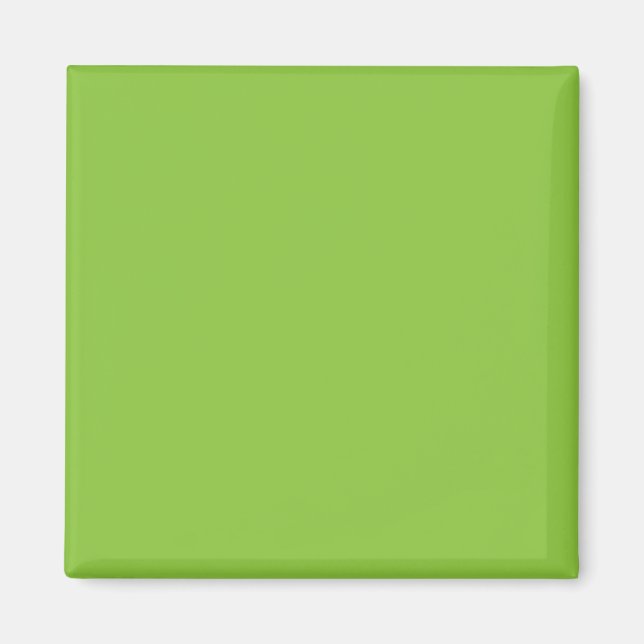 Website with a Green Background and White Border  Magnet (Front)