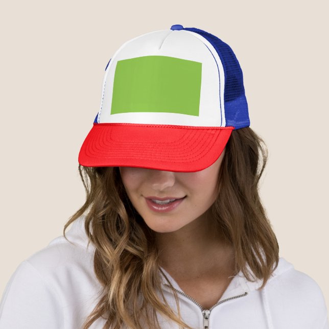 Website with a Green Background and White Border  Trucker Hat (In Situ)