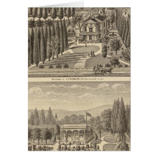 Webster, Badger residences Cards (Front)