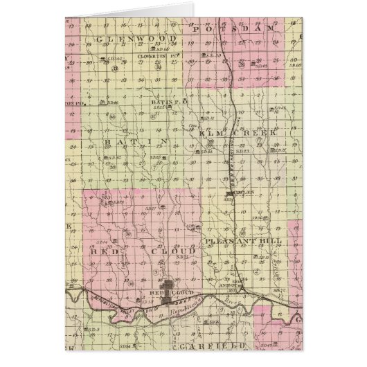 Webster County, Nebraska Cards (Front)