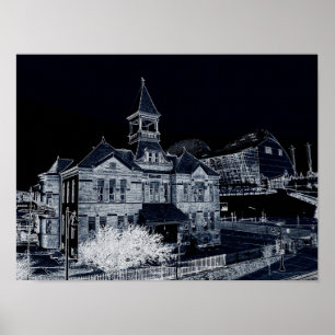 Webster House and Kauffman Center Poster