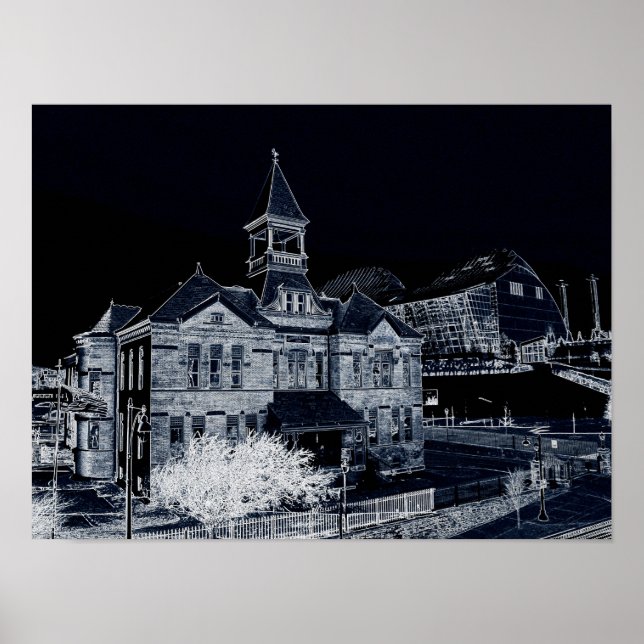 Webster House and Kauffman Center Poster (Front)