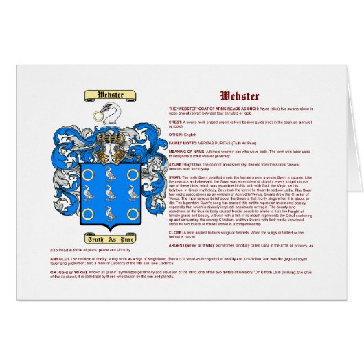 Webster (meaning) cards (Front Horizontal)